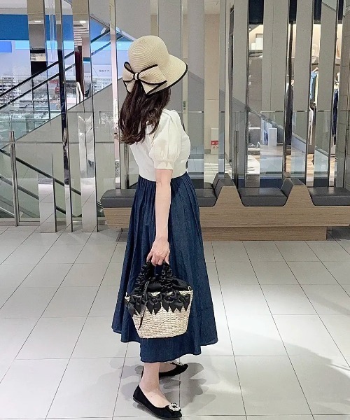 Maison de FLEUR（メゾンドフルール） ハンドバッグ フリルハンドル