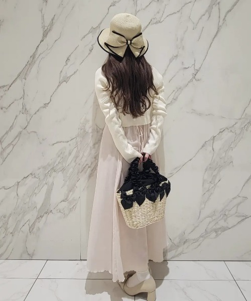 Maison de FLEUR（メゾンドフルール） ハンドバッグ フリルハンドル