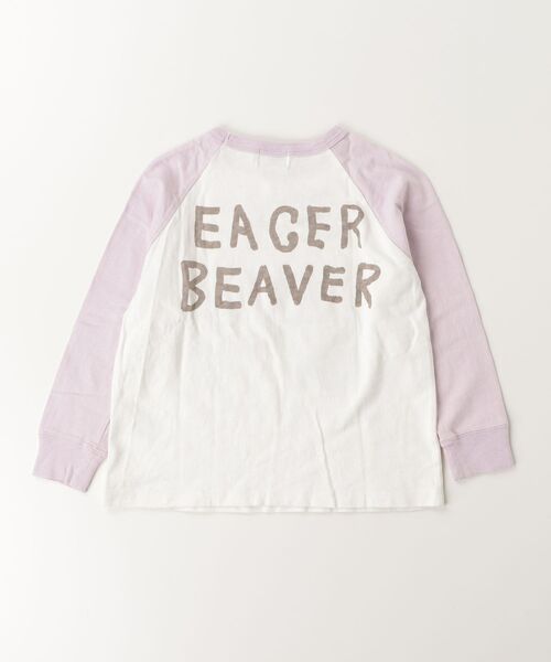 「DENIM DUNGAREE」 「KIDS」長袖カットソー 130 パープル キッズ_画像2