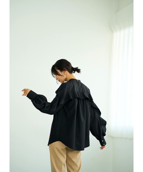 「Emma Taylor」 長袖ブラウス FREE ホワイト レディース_画像2
