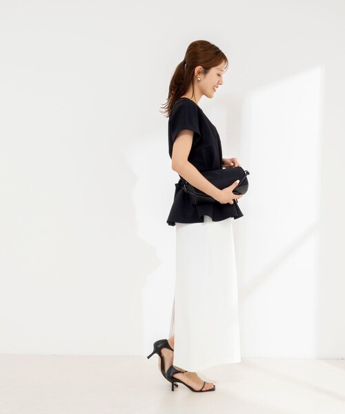 【新品未使用、値札付き】NOLLEY'S 高機能ジップタイトスカート NOLLEY'S（ノーリーズ） スカート 高機能ジップタイトスカート