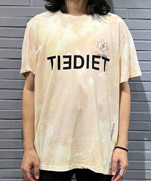 「DIET BUTCHER」 半袖Tシャツ X-LARGE ベージュ メンズ_画像6