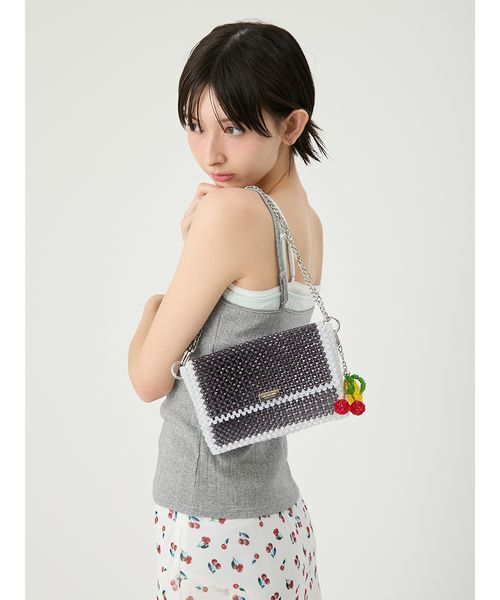 ショルダーバッグ バッグ 「L.B CANDY STOCK」フルーツビーズバッグ レディースの画像