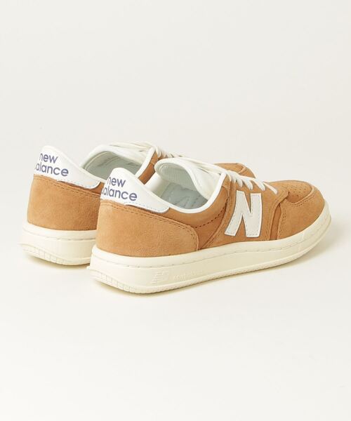「New Balance」 ローカットスニーカー 25.5cm ブラウン レディース_画像2