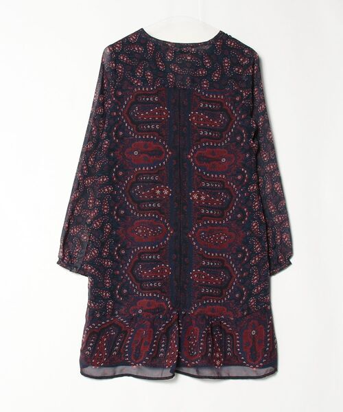 「MAISON SCOTCH」 長袖ワンピース 1 ネイビー レディース_画像2