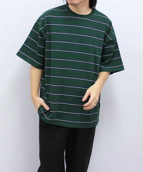 SHISKY（シスキー） tシャツ ボーダー半袖Tシャツ メンズ : ZOZOTOWN