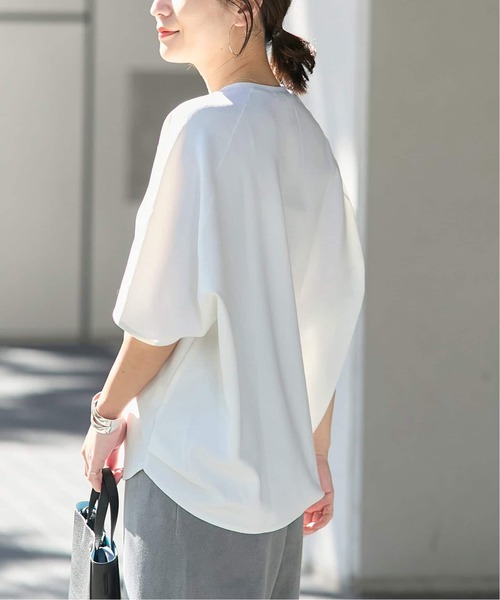 tシャツ 「追加2」「接触冷感」クールタッチ ORIGAMI Sleeveプルオーバー レディースの画像