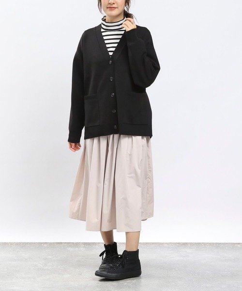 「GLOBAL WORK Smile Seed Store」 ニットカーディガン MEDIUM チャコール レディース_画像9