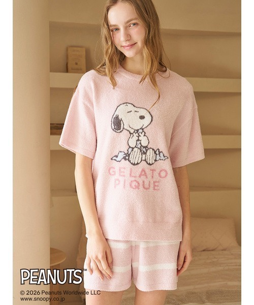 gelato pique（ジェラートピケ） パジャマ ルームウェア 「PEANUTS