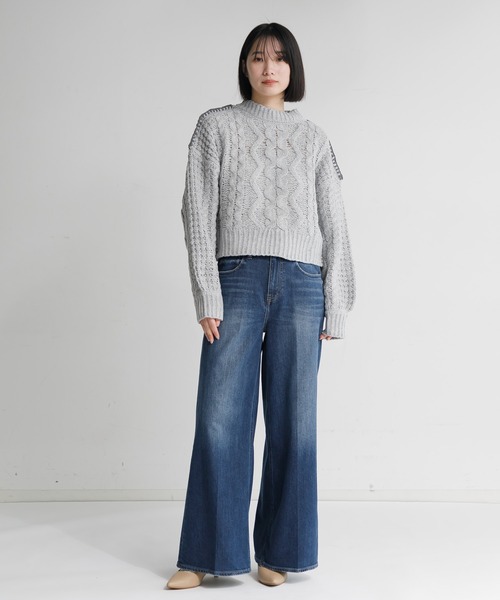 「Healthy denim」 デニムパンツ 25 ライトブルー レディース_画像2