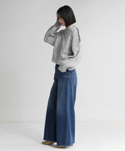 「Healthy denim」 デニムパンツ 25 ライトブルー レディース_画像3