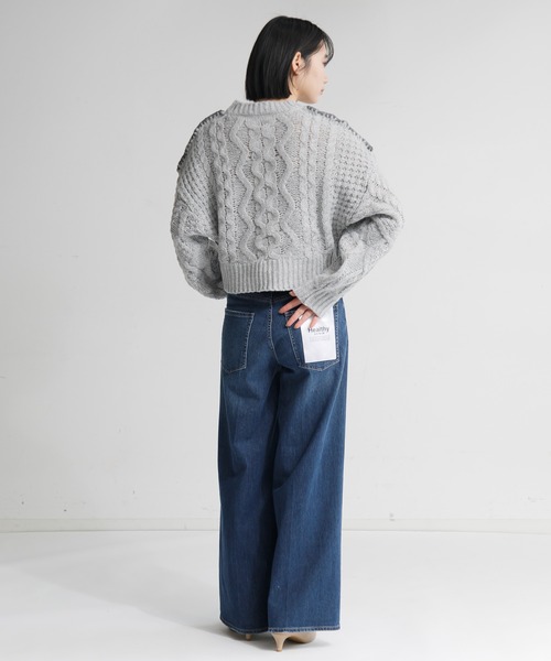 「Healthy denim」 デニムパンツ 25 ライトブルー レディース_画像4
