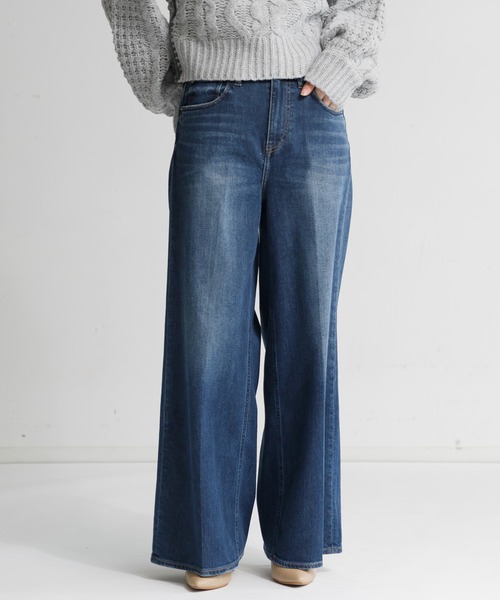 「Healthy denim」 デニムパンツ 25 ライトブルー レディース_画像5