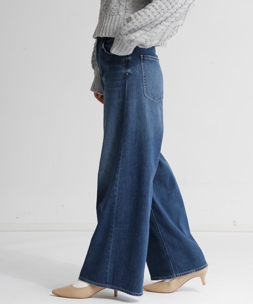 「Healthy denim」 デニムパンツ 25 ライトブルー レディース_画像6