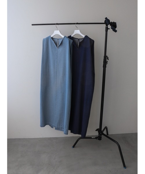 「Katrin TOKYO」 ノースリーブワンピース X-SMALL ライトブルー レディース_画像2