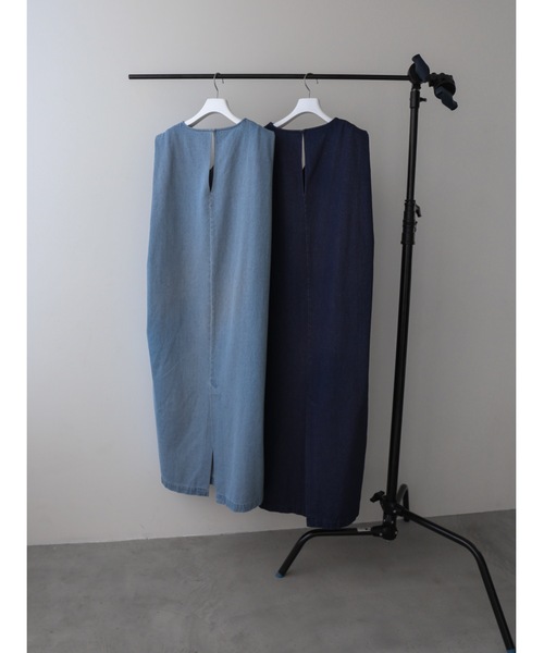 「Katrin TOKYO」 ノースリーブワンピース X-SMALL ライトブルー レディース_画像3