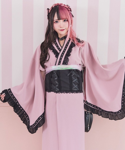 DearMyLove 浴衣 選べるデザインビッグリボン帯 レディース : ZOZOTOWN