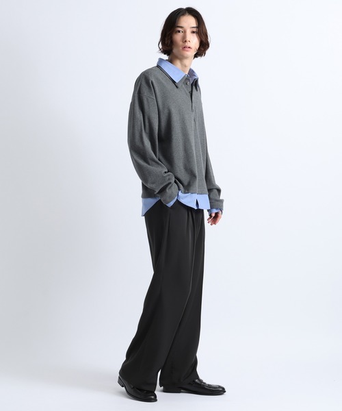 RAGEBLUE（レイジブルー） ワイドパンツ スラックス 「LUXURY＋EASY