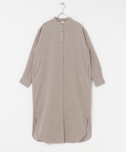 「URBAN RESEARCH DOORS」 シャツワンピース MEDIUM ベージュ レディース_画像9