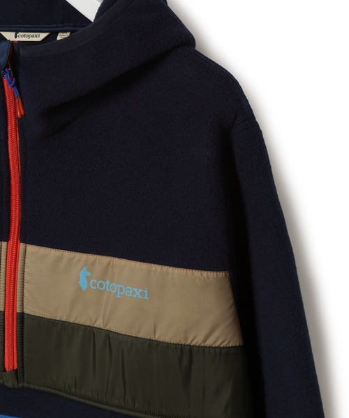 ADAM ET ROPE' パーカー 【cotopaxi】TECA FLEECE HOODED HALF ADAM ET ROPE' パーカー 【cotopaxi】TECA FLEECE HOODED HALF