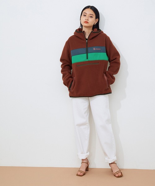 ADAM ET ROPE' パーカー 【cotopaxi】TECA FLEECE HOODED HALF ADAM ET ROPE' パーカー 【cotopaxi】TECA FLEECE HOODED HALF