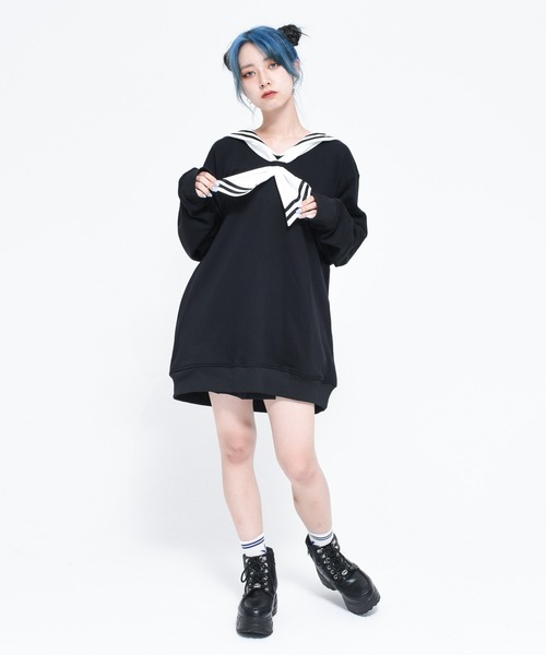 をいち スウェット プルオーバースウェットシャツ ZOZOTOWN PayPayモール店 - 通販 - PayPayモール 『TRAVAS TOKYO/トラバス トーキョー』Sailor collor PO/セーラーカラー ユニセック
