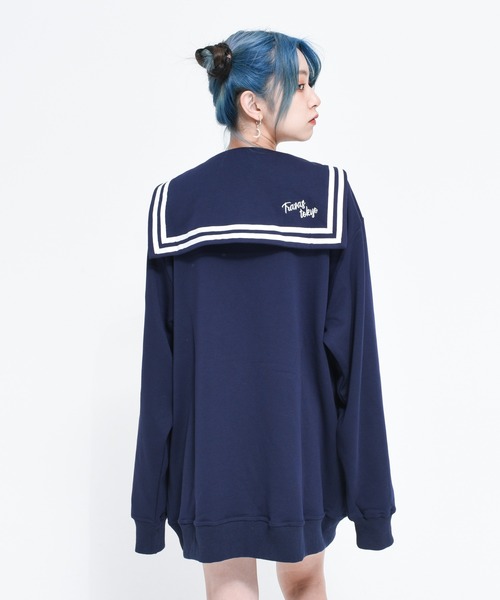 をいち スウェット プルオーバースウェットシャツ ZOZOTOWN PayPayモール店 - 通販 - PayPayモール 『TRAVAS TOKYO/トラバス トーキョー』Sailor collor PO/セーラーカラー ユニセック