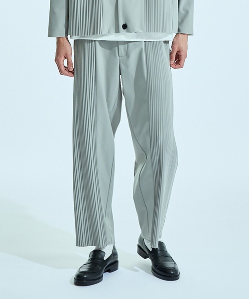 38 割引1 メンズ Sサイズ相当 2 メンズ Mサイズ相当 3 メンズ Lサイズ相当 ブラック グレー 上品 パンツ スラックス サイド プリーツパンツ ボトムス パンツ メンズファッション ファッション1 メンズ Sサイズ相当 2 メンズ Mサイズ相当 3 メンズ