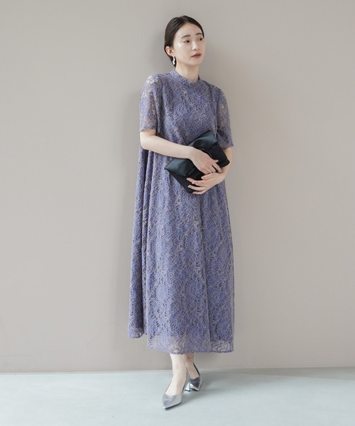 kaene ドレス パイピングレースAラインドレス : ZOZOTOWN Yahoo