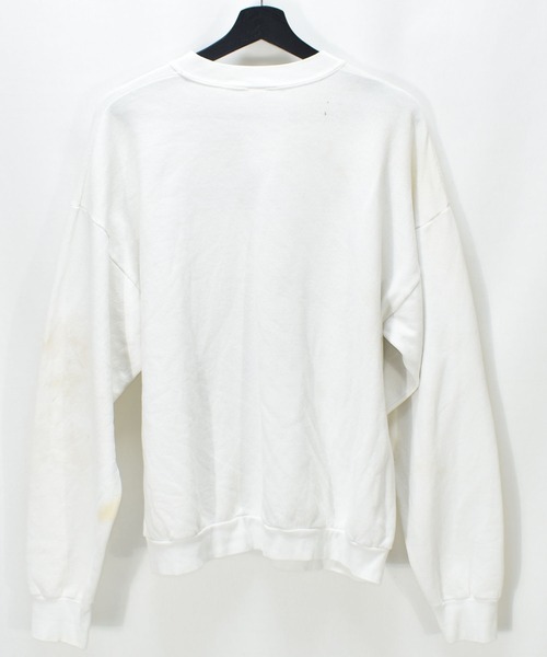 Disney VINTAGE / スウェット/L/コットン/WHT DISNEY VINTAGE トレーナー スウェット 「ヴィンテージ古着」Diseny