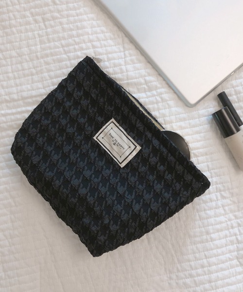 Pochi Pouch ポーチ Pouch/総柄 マルチ ジップ コスメ