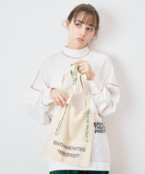 THEATRE PRODUCTS トートバッグ コットンメッシュバッグ