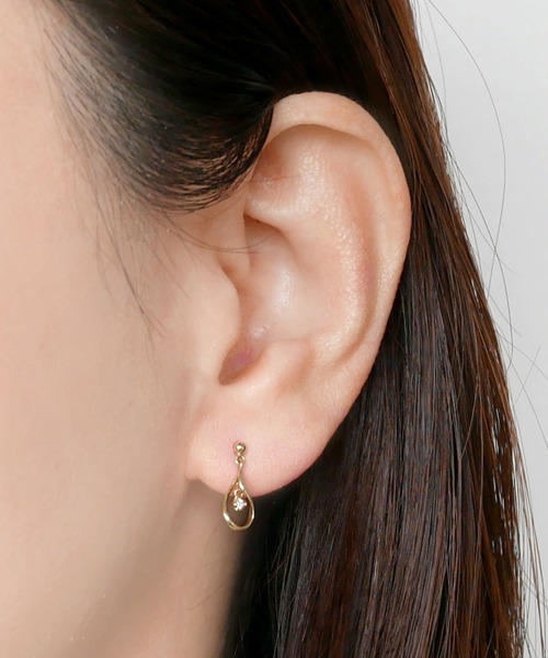 VENDOME AOYAMA（ヴァンドーム青山） ピアス K10YG ダイヤモンド