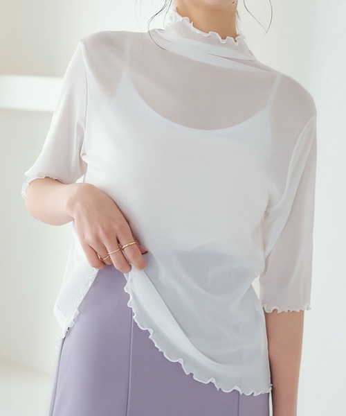 tシャツ シアートップセットカットソー レディース ELENDEEK tシャツ シアートップセットカットソー レディース