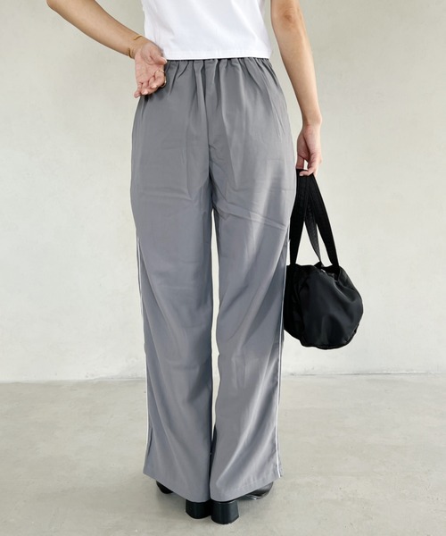スラックス パンツ ラインスラックスパンツ レディース : ZOZOTOWN