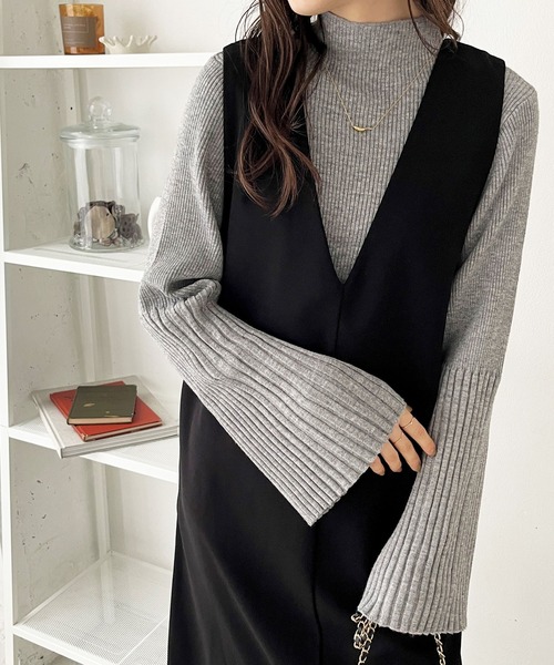 GeeRA（ジーラ） ニット セーター 「S~XLサイズ/7色展開」ハイネック