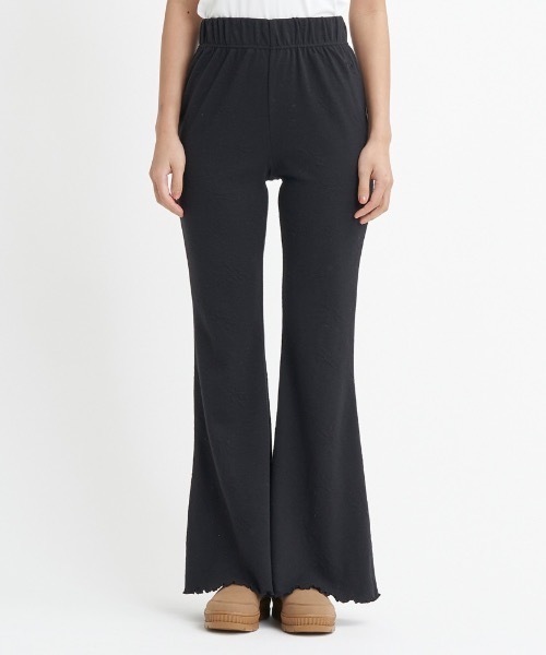 ROXY ブラック フレアパンツ DRYFLIGHT 15K 新品 ROXY パンツ EVENING FLOWER PANTS/ロキシージャガードデイジー