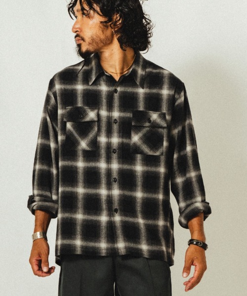 セール中⚠️ BIG MIKE ビックマイク オンブレチェックシャツ Shirts | 【BIG MIKE / ビッグマイク】 BIG MIKE オンブレチェックシャツ