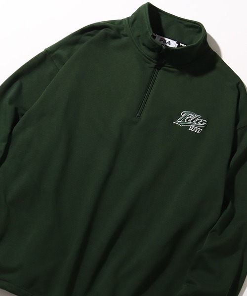 FILA トレーナー スウェット 「FILA/フィラ」3D刺繍 ハーフ