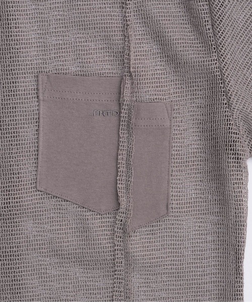 MAISON SPECIAL メゾンスペシャル メッシュトップス グレー MAISON SPECIAL｜パワーメッシュトップ【MAISON SPECIAL/メゾン