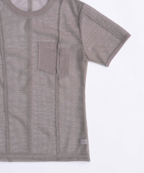 MAISON SPECIAL tシャツ Slub Mesh T-shirt/スラブメッシュT