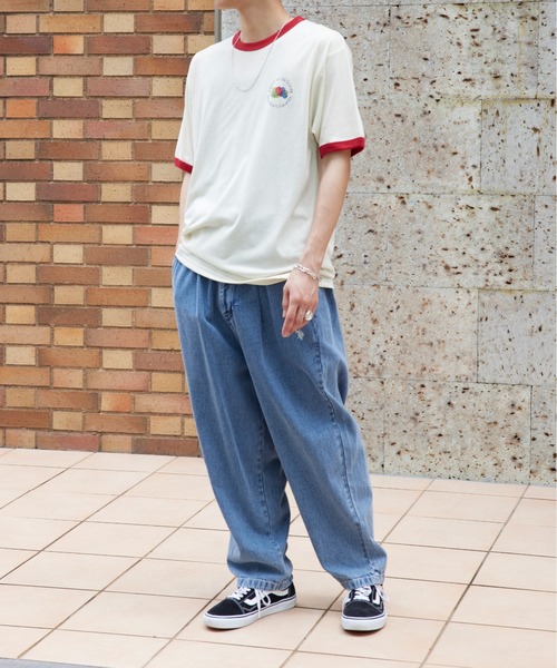 FRUIT OF THE LOOM tシャツ 「FRUIT LOOM」UNISEXリンガーT