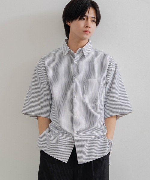SINSS シャツ Loose fit stripe shirts / ルーズフィット