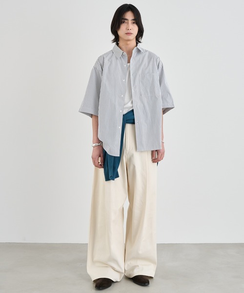 SINSS シャツ Loose fit stripe shirts / ルーズフィットストライプ