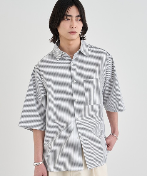 SINSS シャツ Loose fit stripe shirts / ルーズフィットストライプ