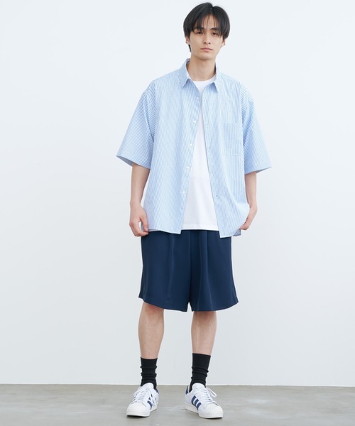 Loose fit stripe shirt / ルーズフィットストライプシャツ