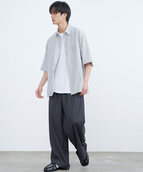 SINSS シャツ Loose fit stripe shirts / ルーズフィット