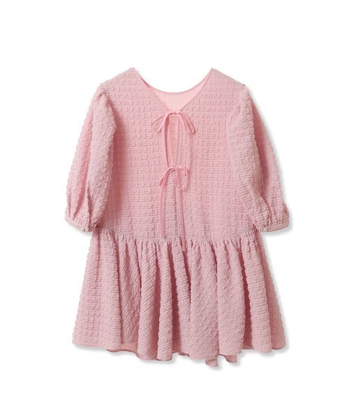 COEL Online Storeポップコーンペプラムブラウス(F ホワイト): TOPS