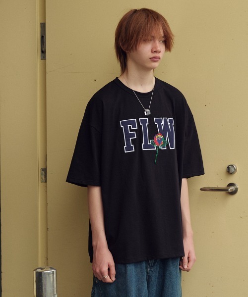 rehacer（レアセル） tシャツ : FLW Logo on Wakayama HW Body / FLW