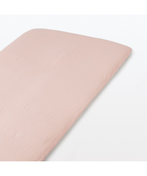 無印良品（MUJI） ベッド 寝具 洗いざらし敷ふとんシーツ・S 兼浅型